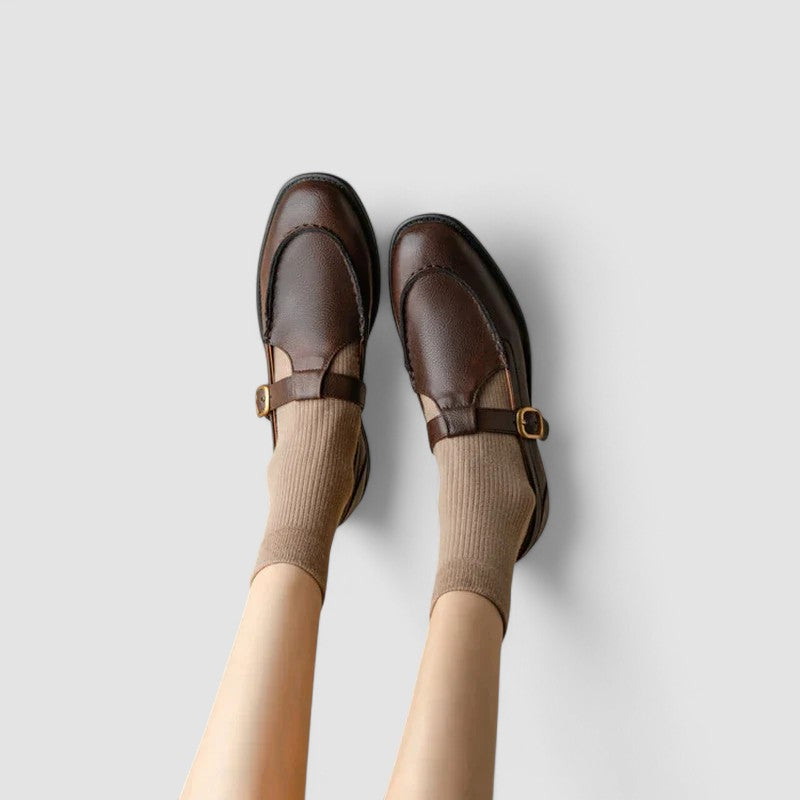 Winifred - Square Toe Orthopedic Mary Jane Shoes