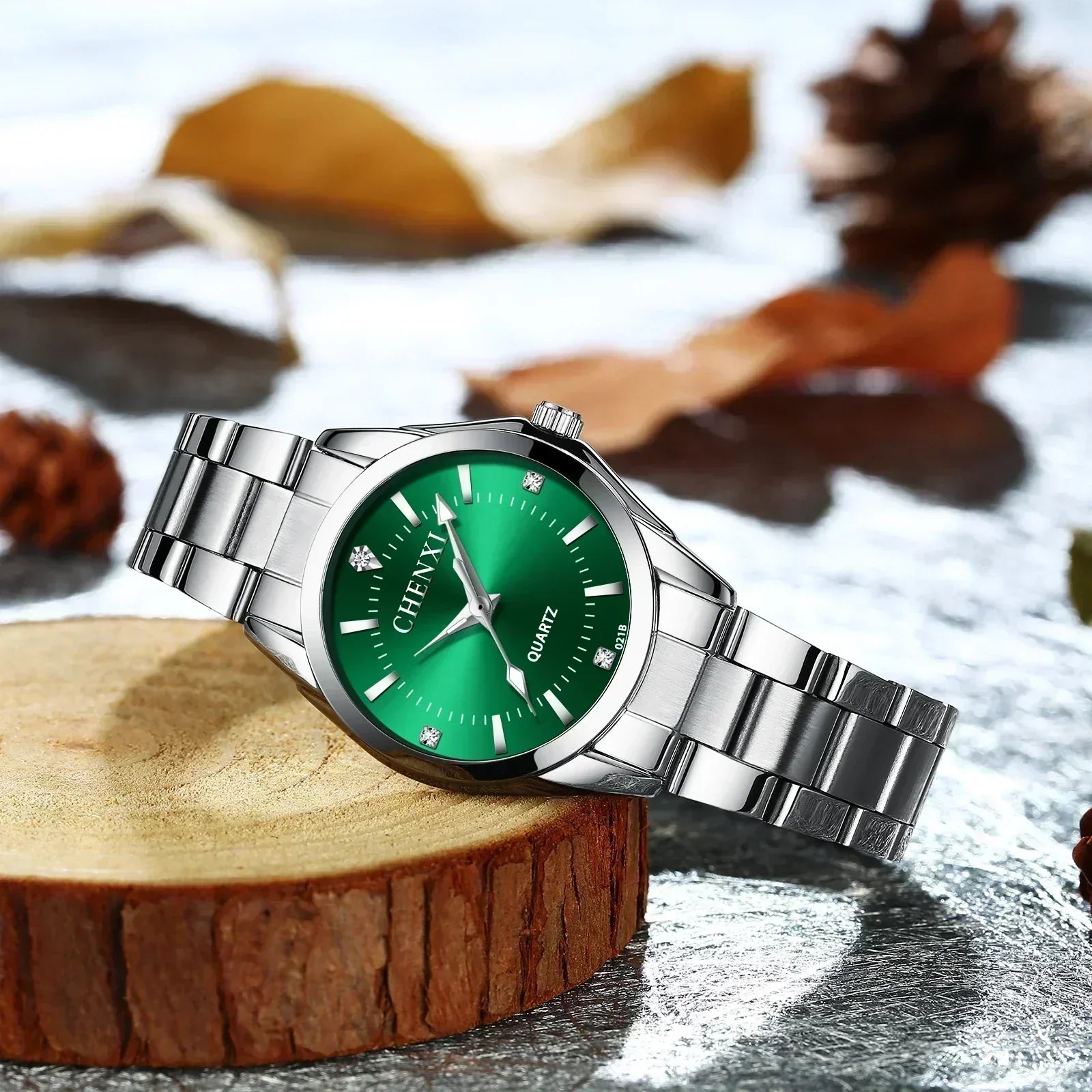 Chloe - Elegant Steel Watch