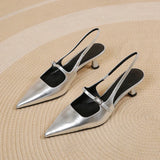 Stella | Slingback Kitten Heels