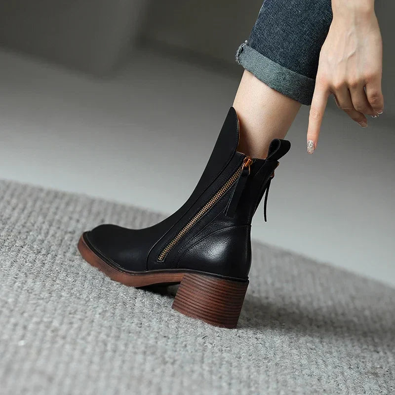 Willow - Faux Leather Boots