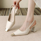 Layla | Pointed Toe Slingback Heels