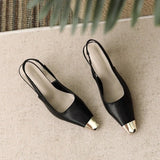 Layla | Pointed Toe Slingback Heels