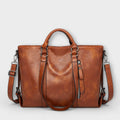 Ava - Large Faux Leather Tote