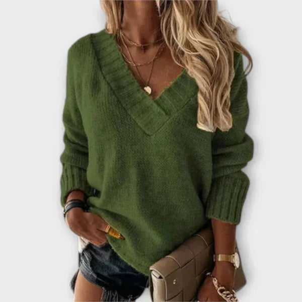 Bridie - Comfortable V-Neck Sweater