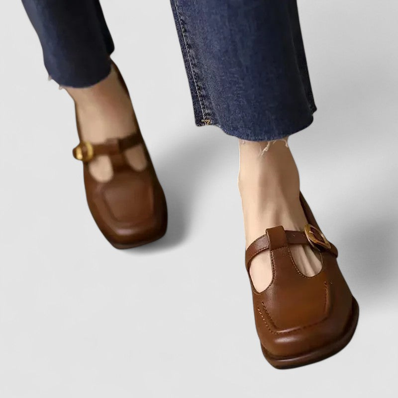 Prudence - Orthopedic Mary Jane Strap Shoes