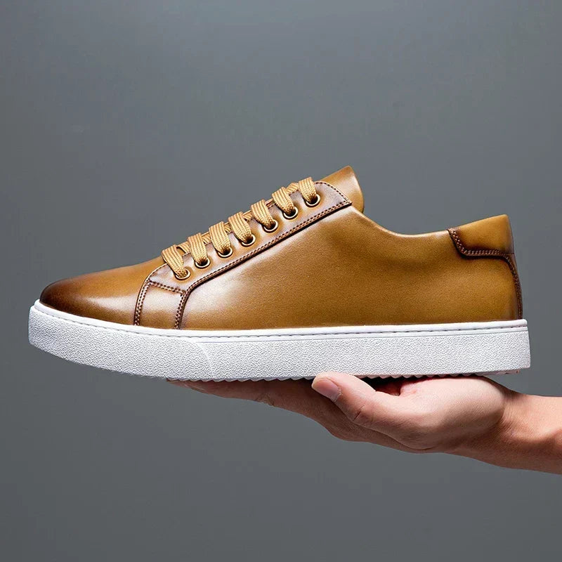 Henry - Premium Faux Leather Sneakers