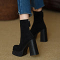 Skye - Modern Faux Suede Comfort Boots