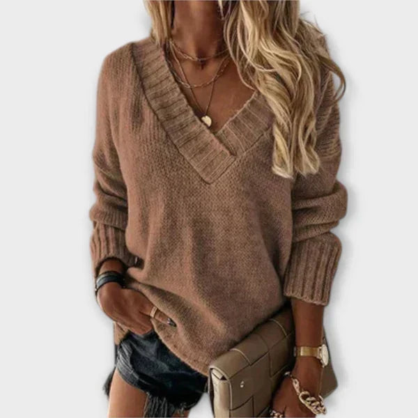Bridie - Comfortable V-Neck Sweater