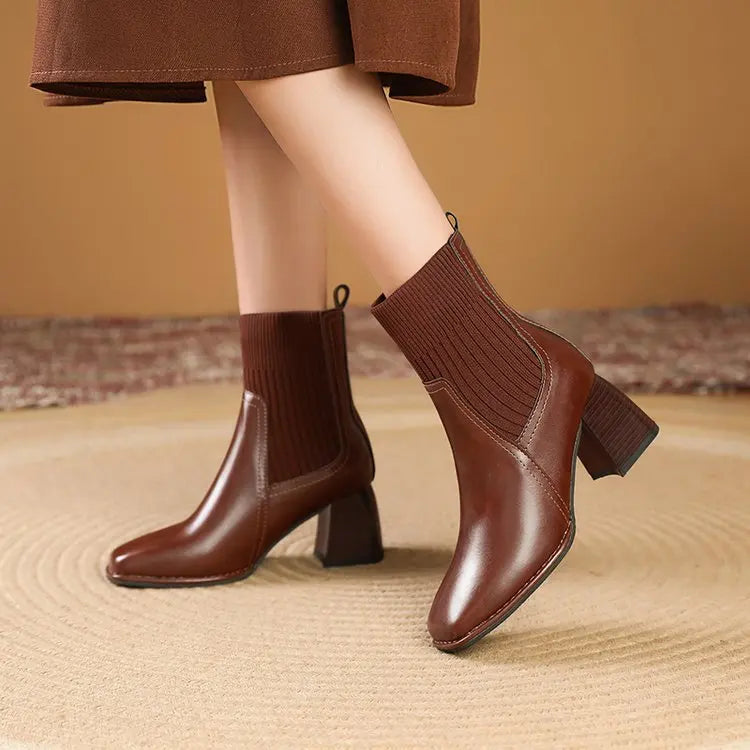 Mackenzie - Elegant Platform Boots