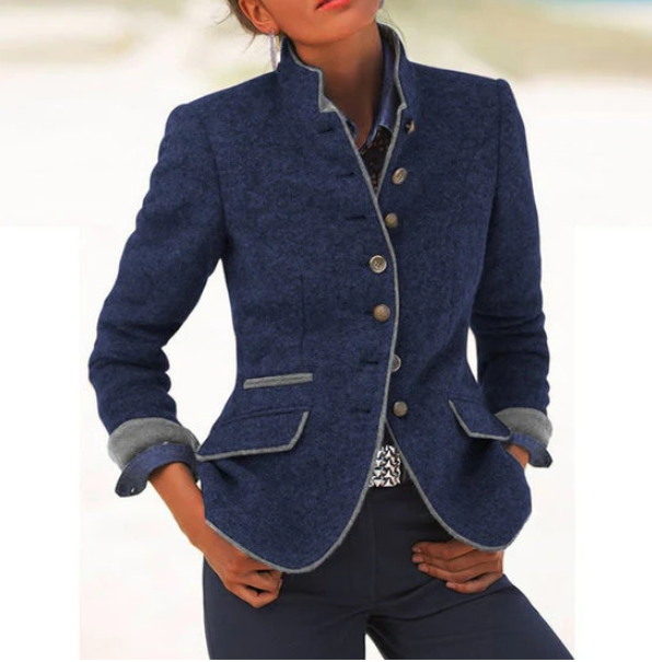 Diana - Elegant Turtleneck Cardigan