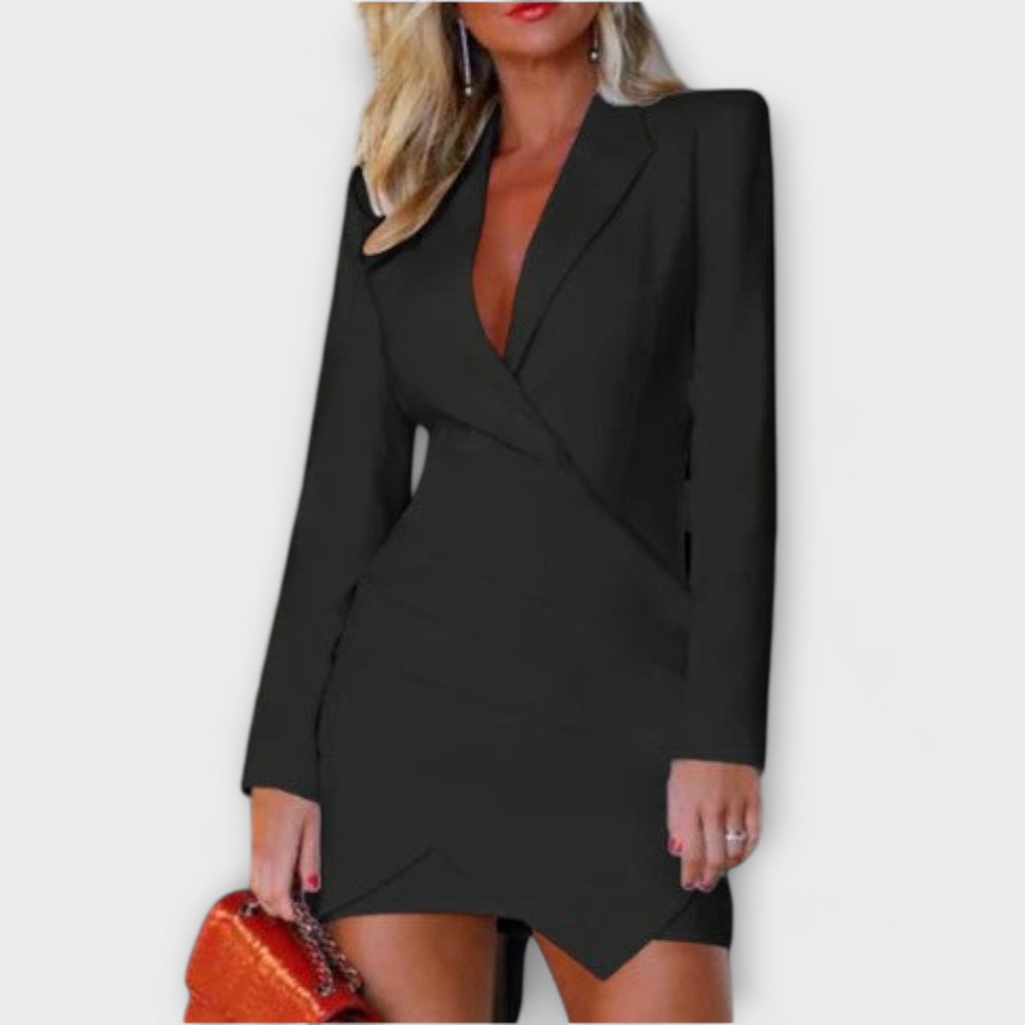 Violet - Long-Sleeve Blazer Dress