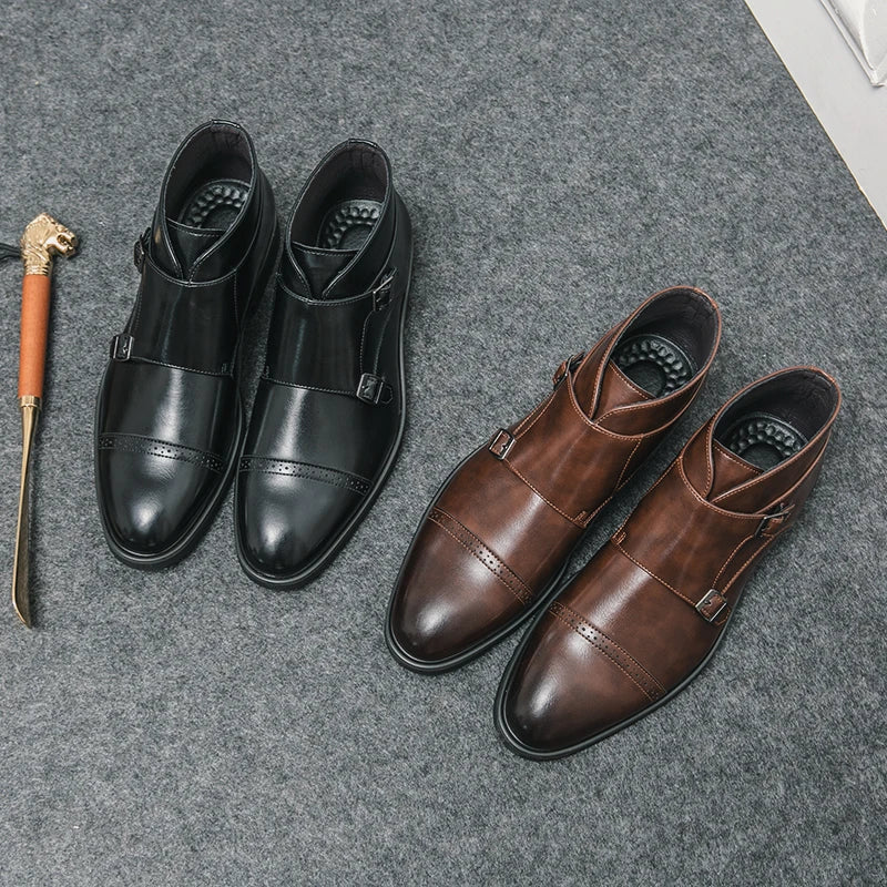 Mason - Double-Buckle Boots