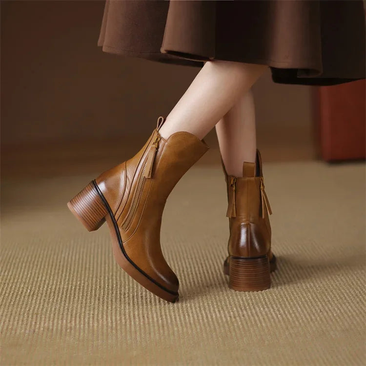 Willow - Faux Leather Boots