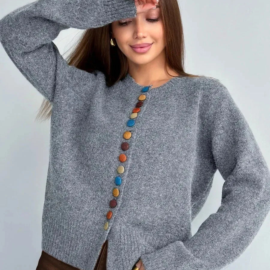 Beatrice - Button Detail Cardigan