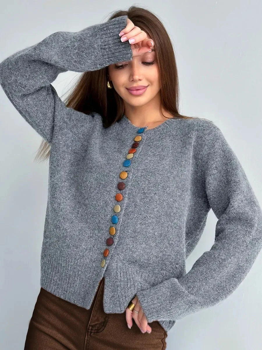 Beatrice - Button Detail Cardigan