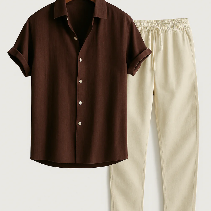 Riley - Summer Shirt & Trousers Set