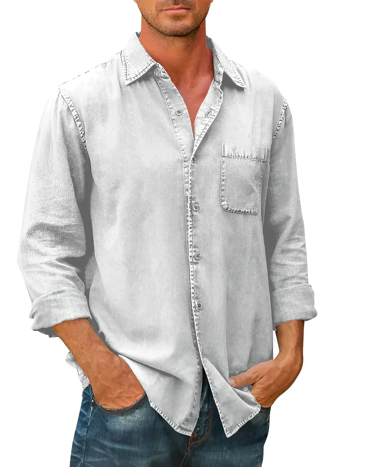 Blake - Chemise Relaxed en Tissu Respirant