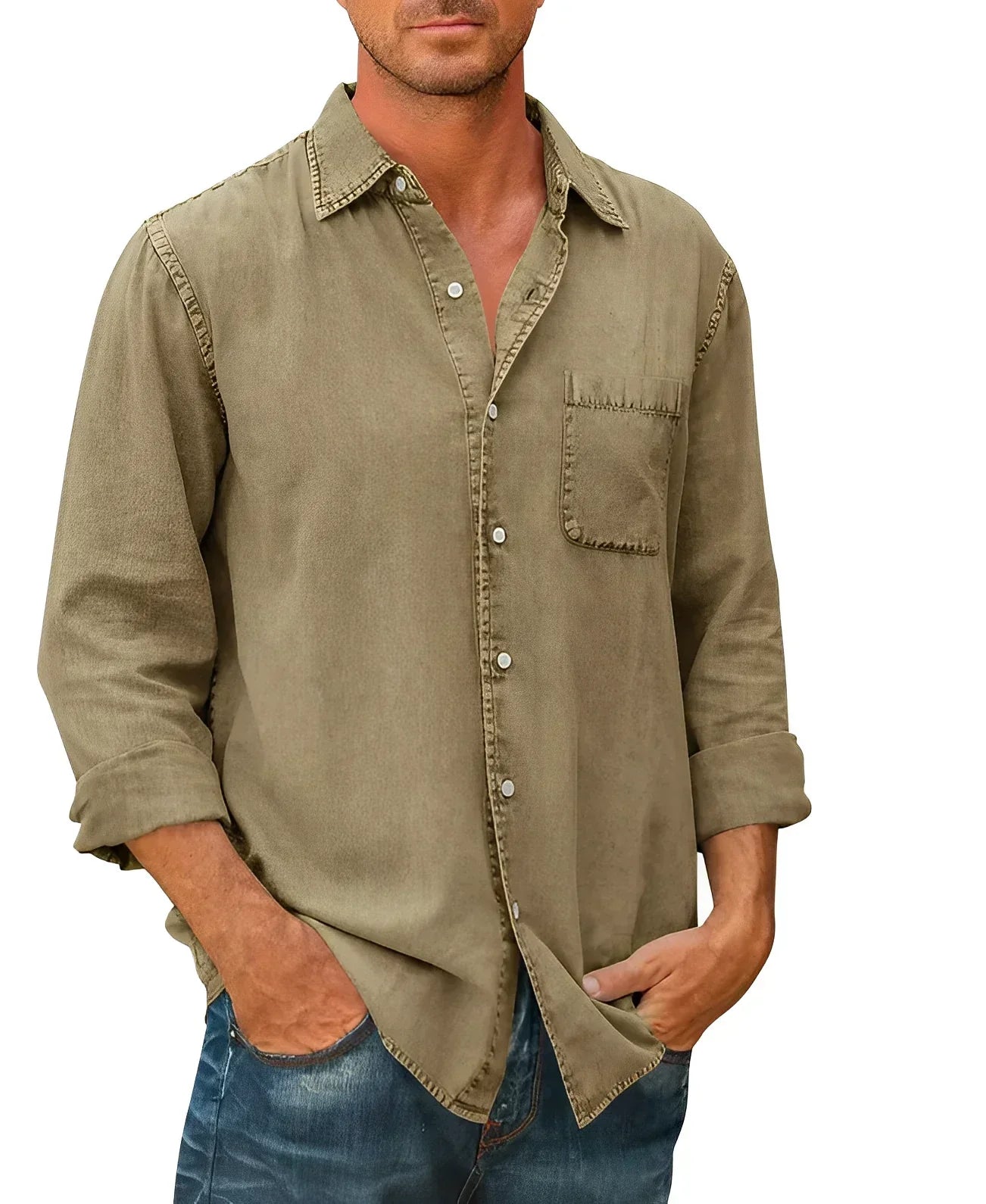 Blake - Chemise Relaxed en Tissu Respirant