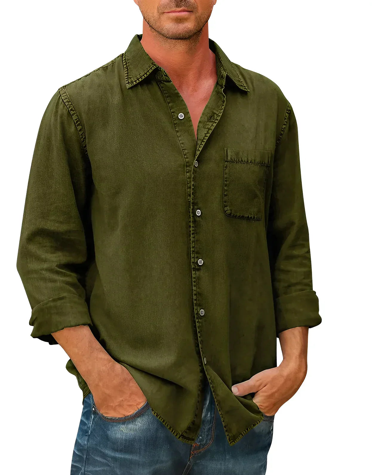 Blake - Chemise Relaxed en Tissu Respirant