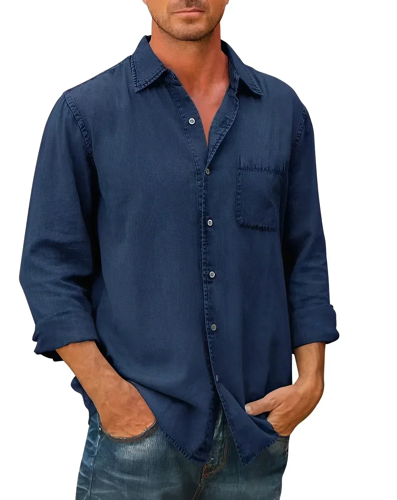 Blake - Chemise Relaxed en Tissu Respirant