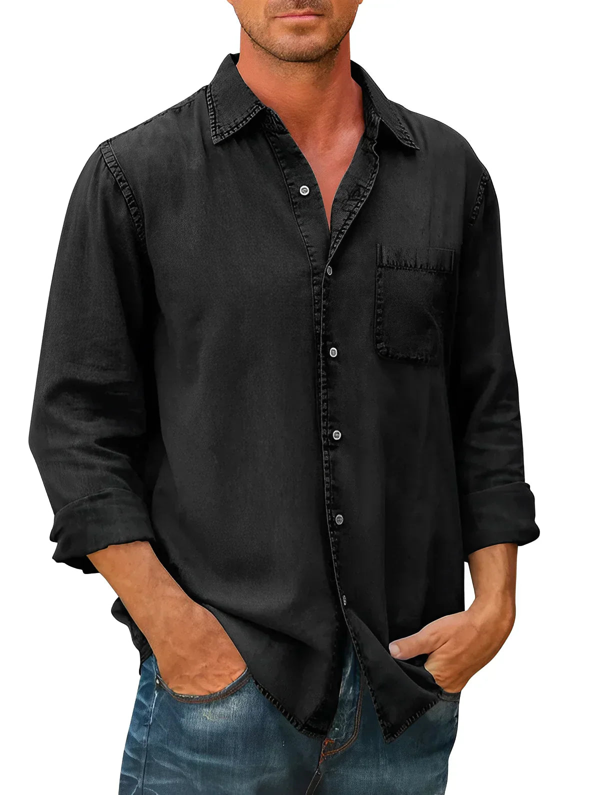 Blake - Chemise Relaxed en Tissu Respirant