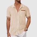 Elijah - Contrast Camp-Collar Shirt