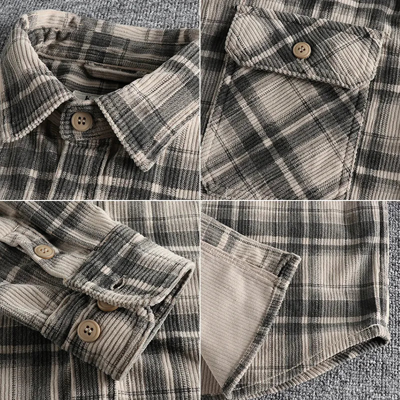 Mitchell - Corduroy-Blend Shirt