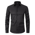 Nate - Wrinkle-Resistant Polyester-Blend Shirt
