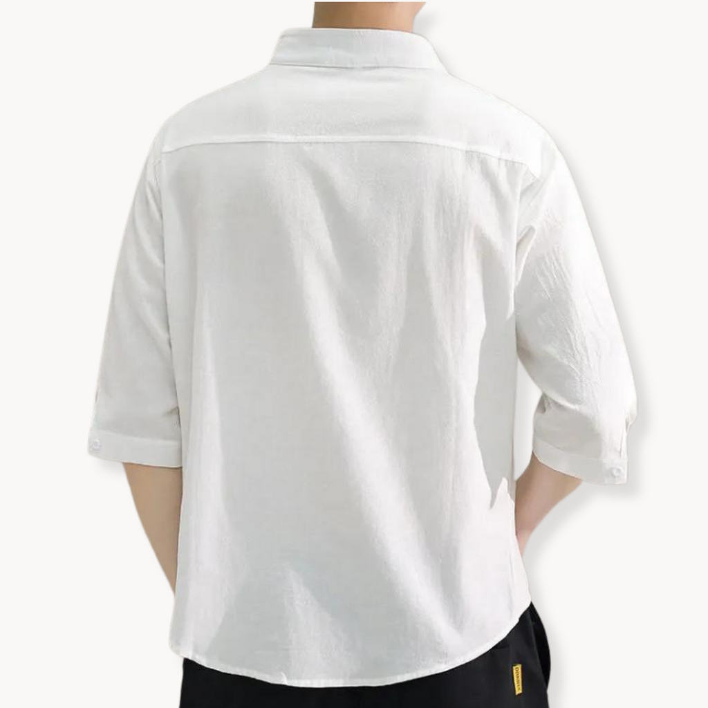 Owen - Elegant Mandarin-Collar Shirt