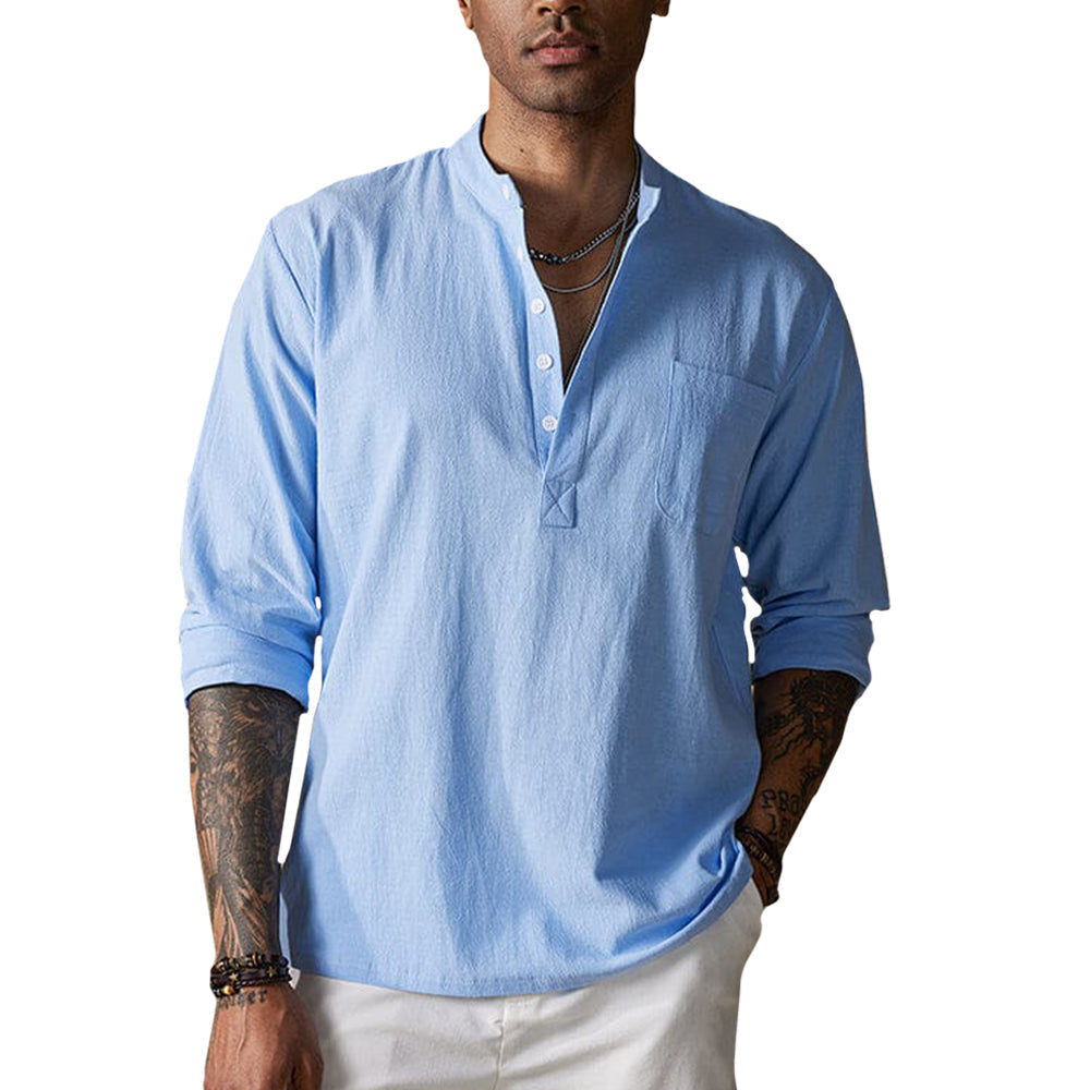 Mitchell - Breathable Crinkle-Texture Shirt