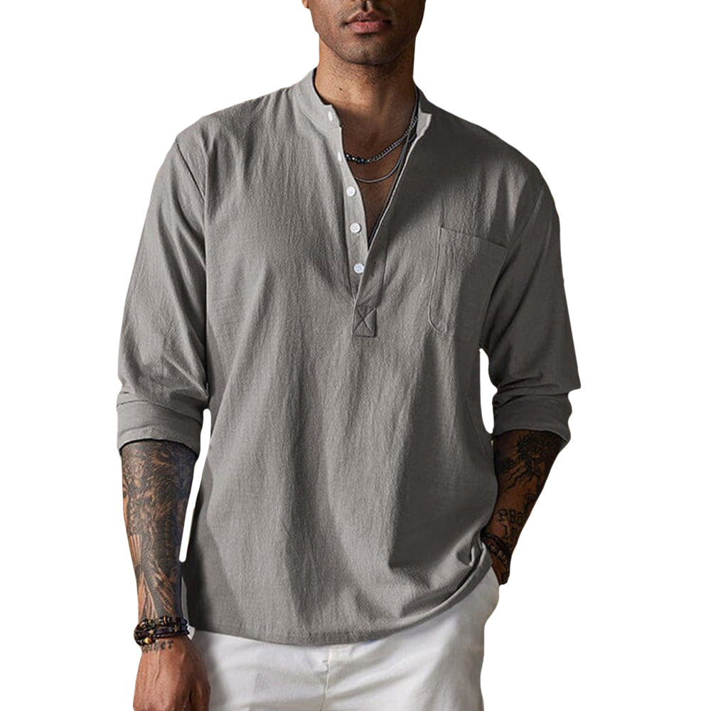 Mitchell - Breathable Crinkle-Texture Shirt