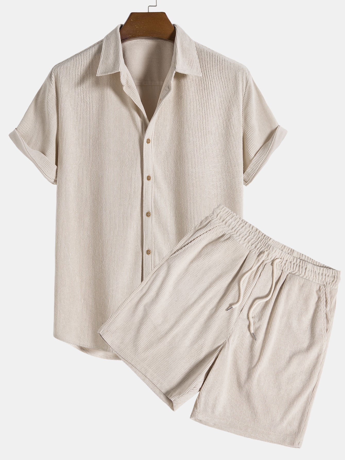 Patrick - Corduroy Shirt Set