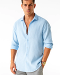 Angus - Smart-Collar Button-Up Shirt