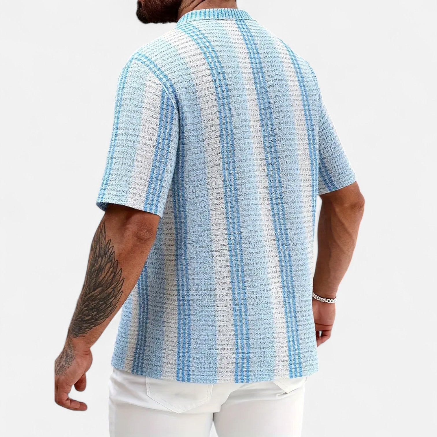 Cameron - Lightweight Striped Blend Shirt