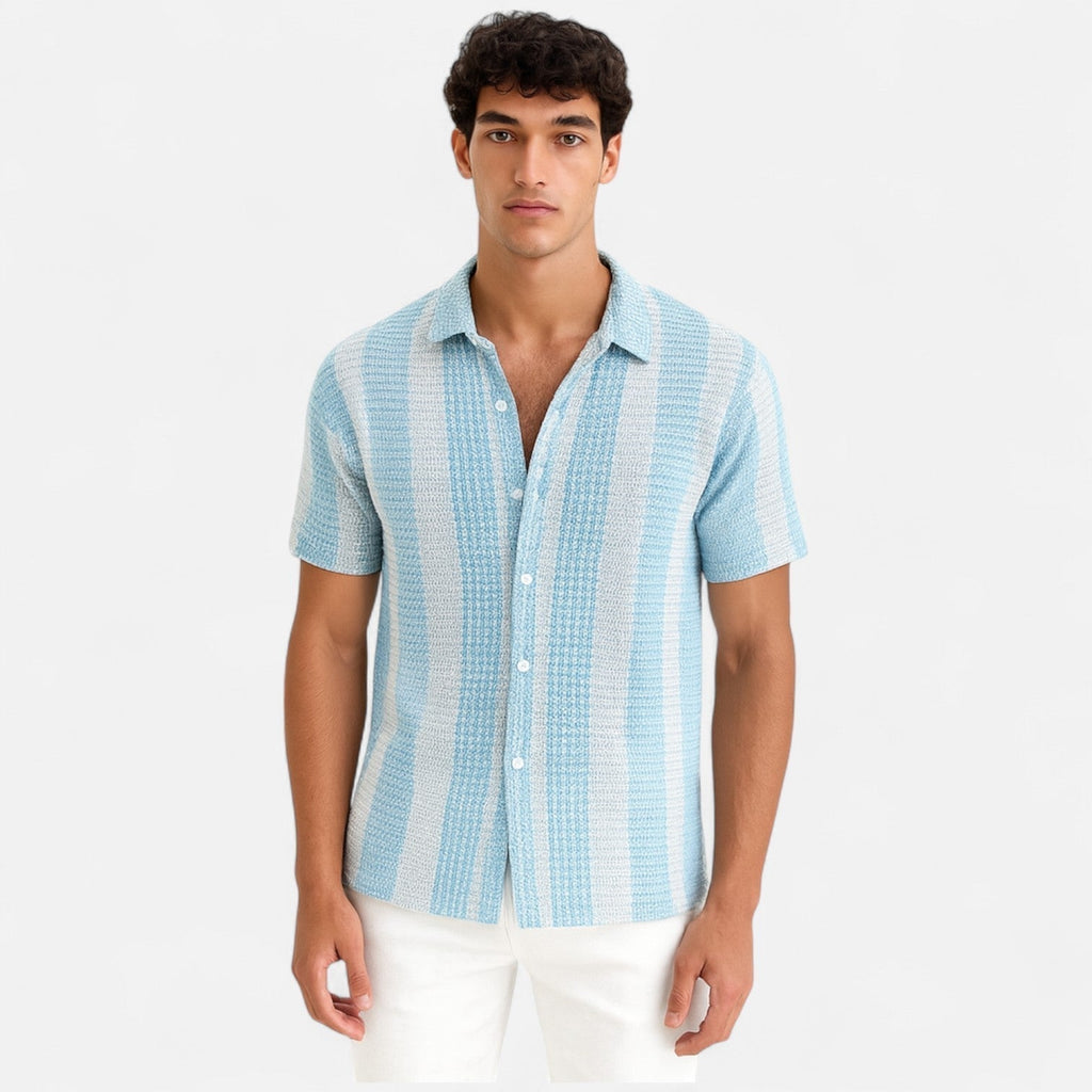Cameron - Lightweight Striped Blend Shirt