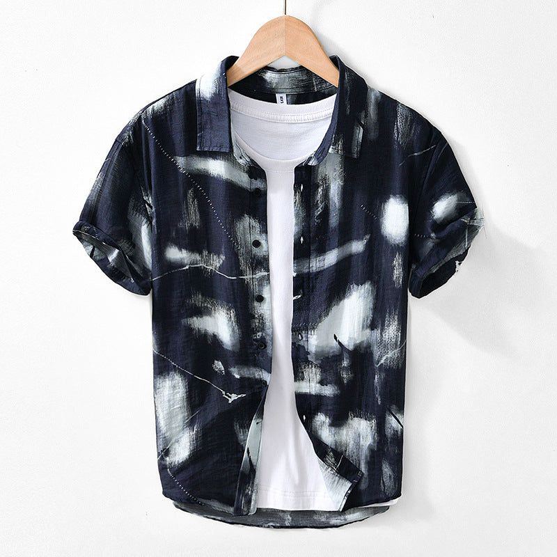 Connor - Chemise à manches courtes avec impression sur le devant