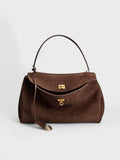 Sadie - Faux Suede Shoulder Bag