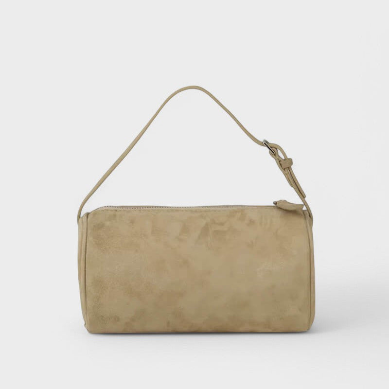 Sienna - Faux Suede Faux Leather Crossbody Bag