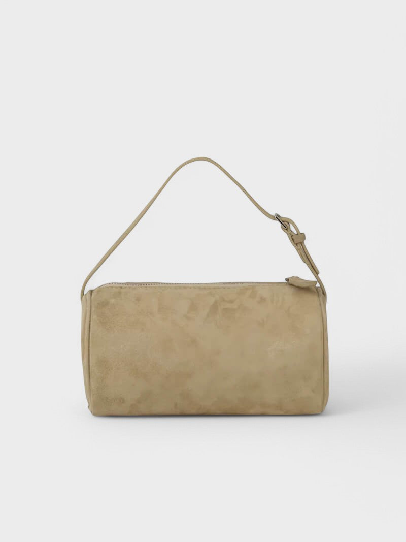 Sienna - Faux Suede Faux Leather Crossbody Bag