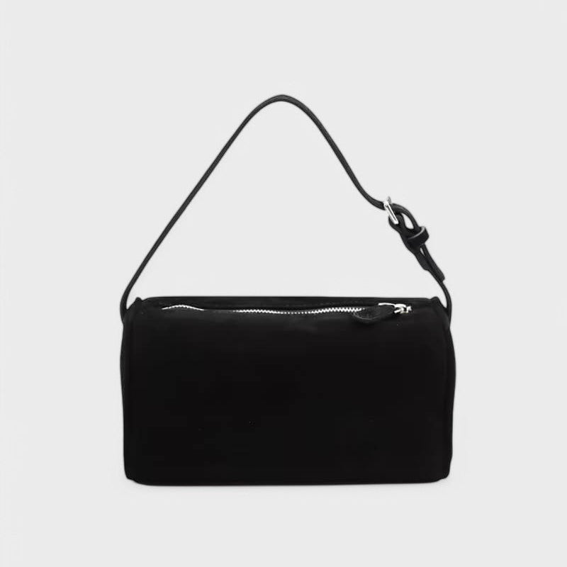 Sienna - Faux Suede Faux Leather Crossbody Bag