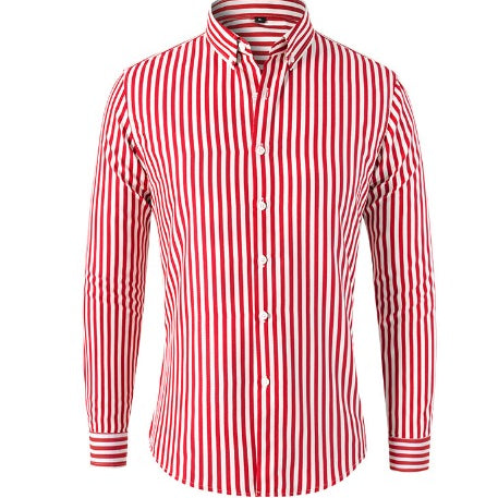 Xavier - Striped Soft-Blend Overshirt