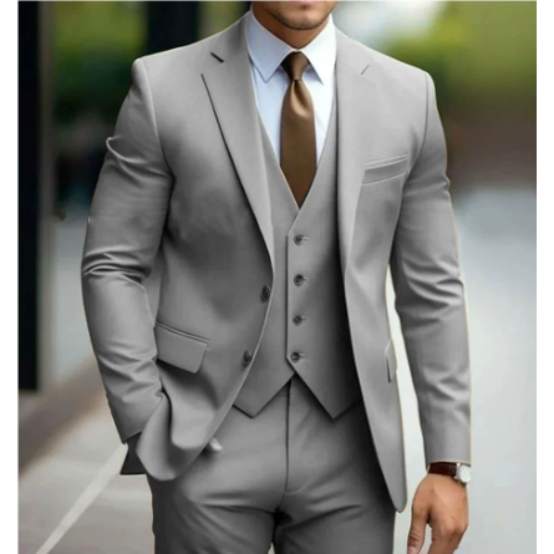 Harrison - Soft-Shoulder Structured Lapel Suit