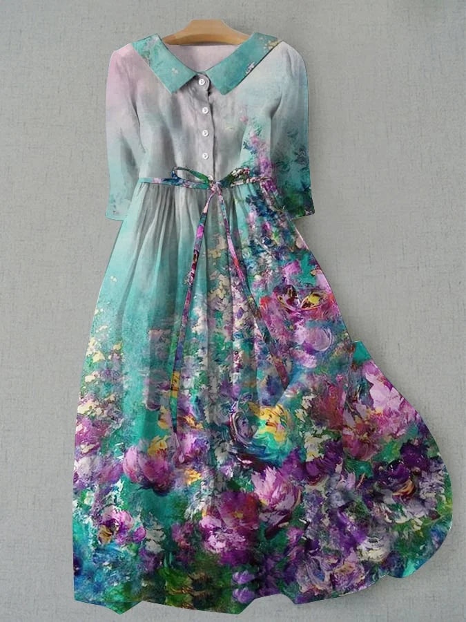 Sara | Floral Print Dress for Women