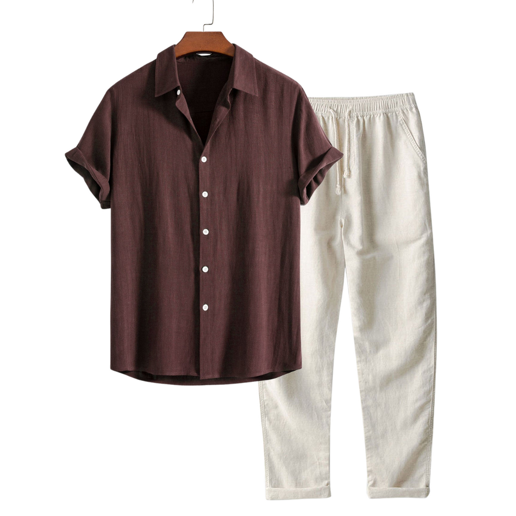 Blake - Short-Sleeve Two-Piece Set