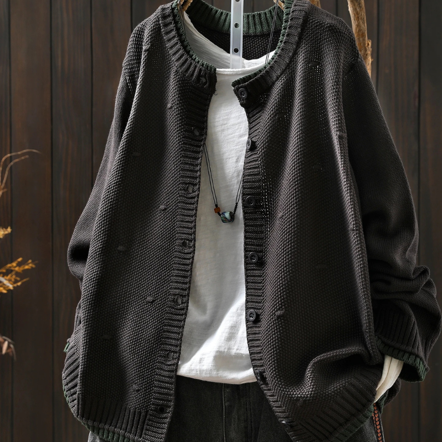 Annabelle - Textured Knit Cardigan