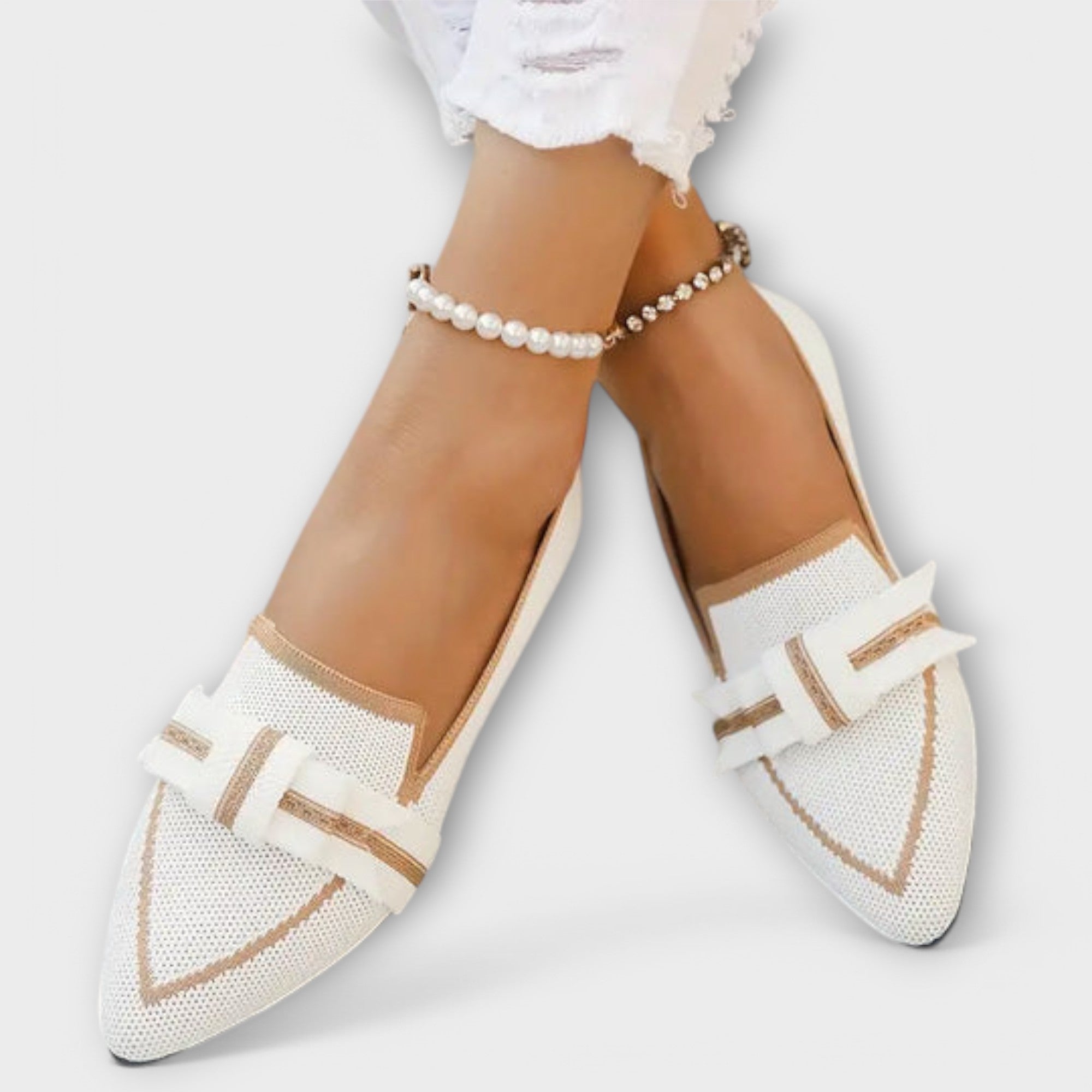 Matilda - Flat Shoes with Bow Design