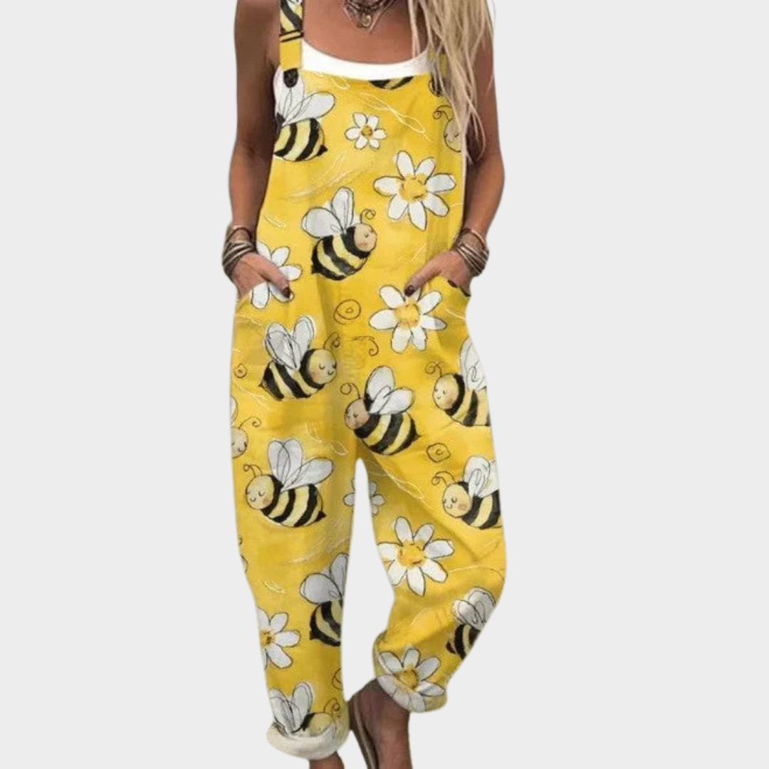Lucy - Soft Touch Printed Jumpsuit