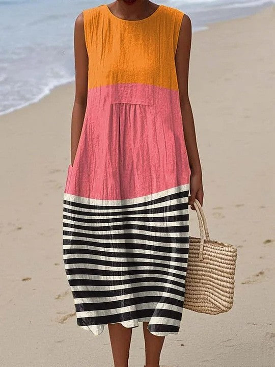 Bonnie - Colour Block Dress