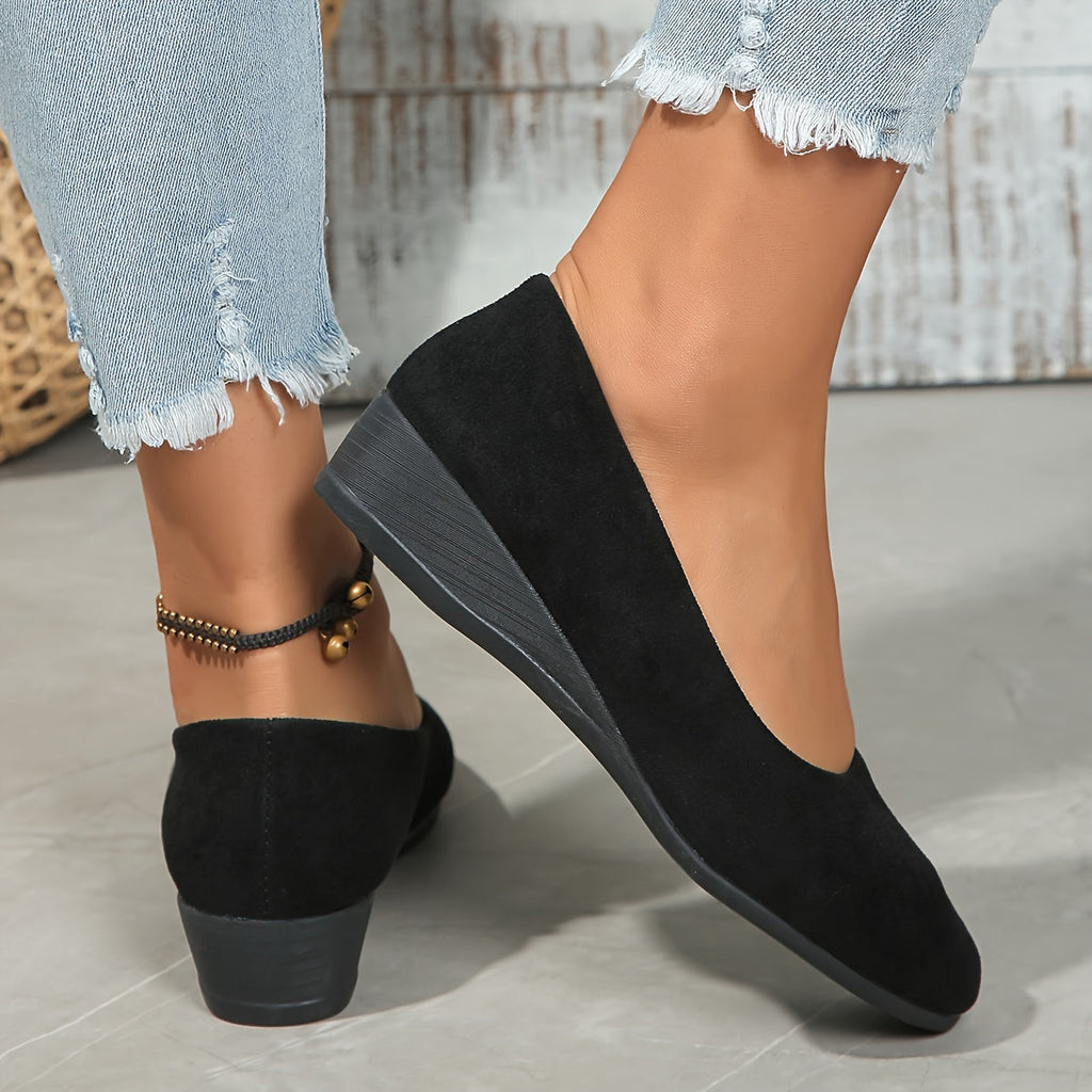Eliane - Comfortable Ballet Flats with Platform Sole