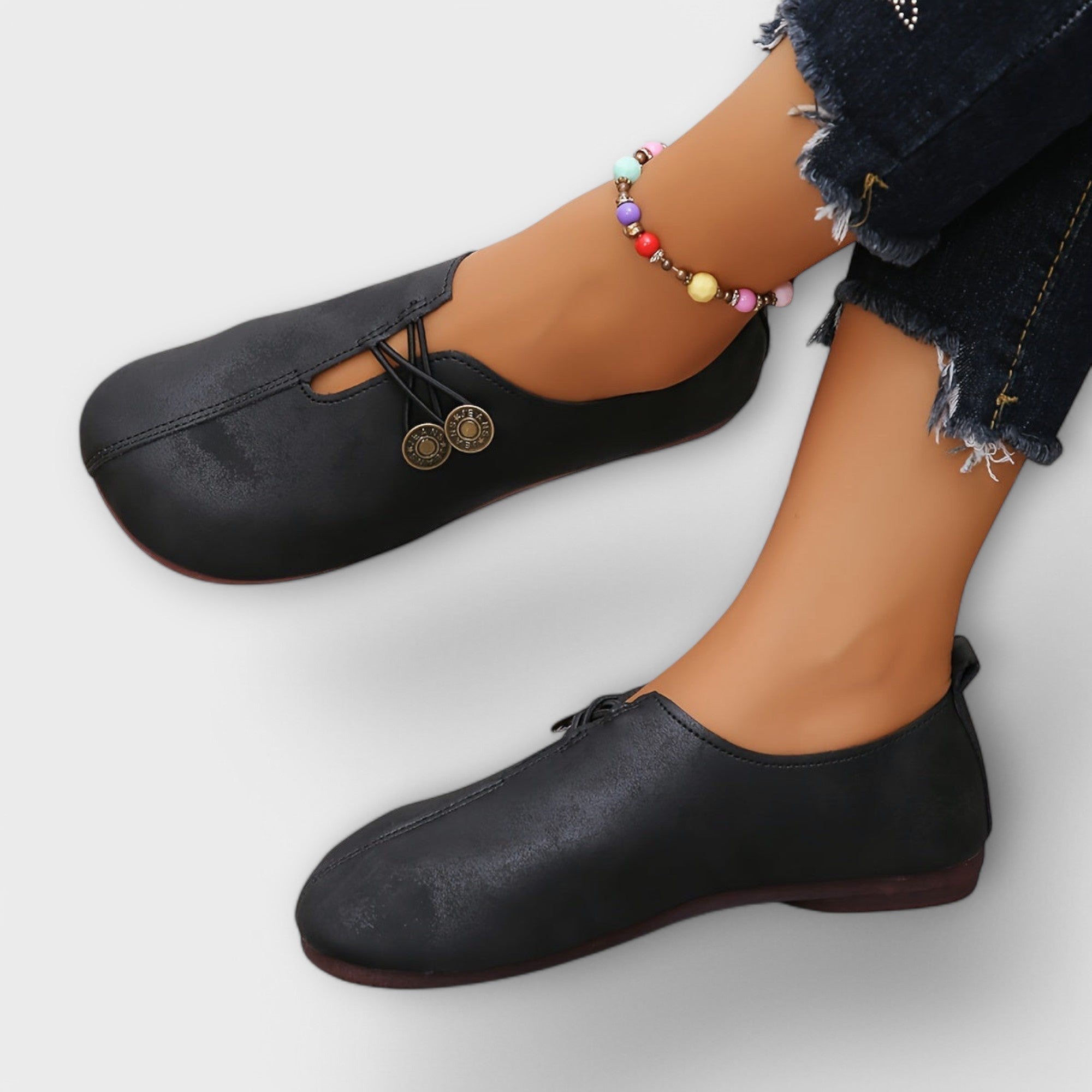 Brooke - Faux Suede Loafers